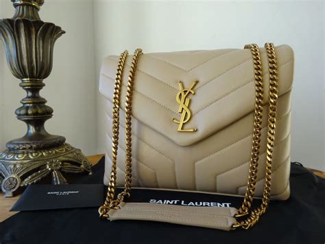 ysl beige loulou|st laurent calfskin y monogram.